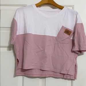 White and pink t-shirt